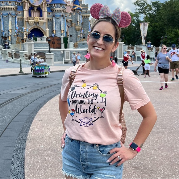 Drinking around the world T-shirt • Disney World T-shirt • Drinking T-shirt • - Picture 1 of 1